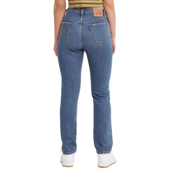 Levi's -  Women's 501 High Rise Straight Leg Tailored Salsa In Sequence - Picture 4 of 4